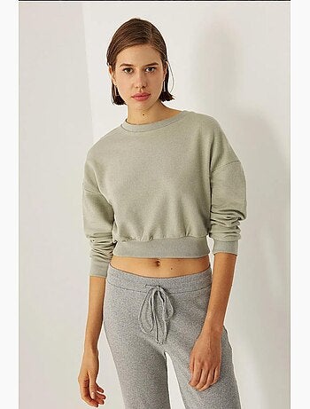 Sweatshirt cropped hiccup
