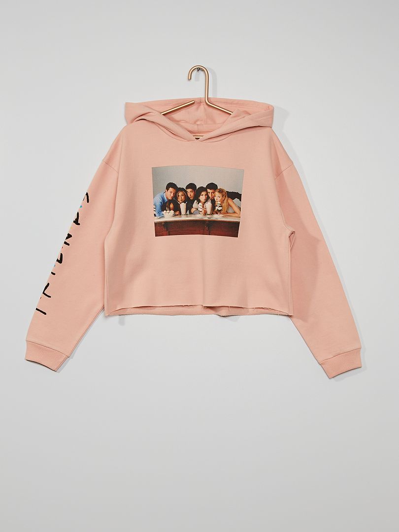 Sweatshirt cropped Rosa - Kiabi