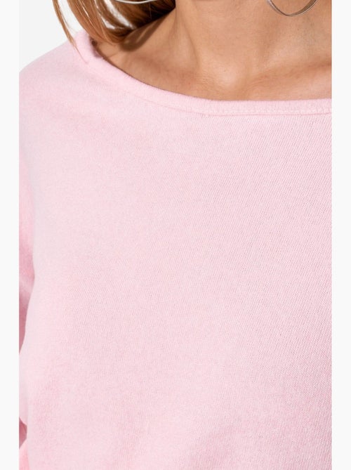 Sweatshirt curta feminina com gola redonda busem - Kiabi Sweatshirt curta feminina com gola redonda busem - Kiabi