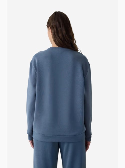 Sweatshirt curta oversize de modal com gola redonda penti - Kiabi Sweatshirt curta oversize de modal com gola redonda penti - Kiabi
