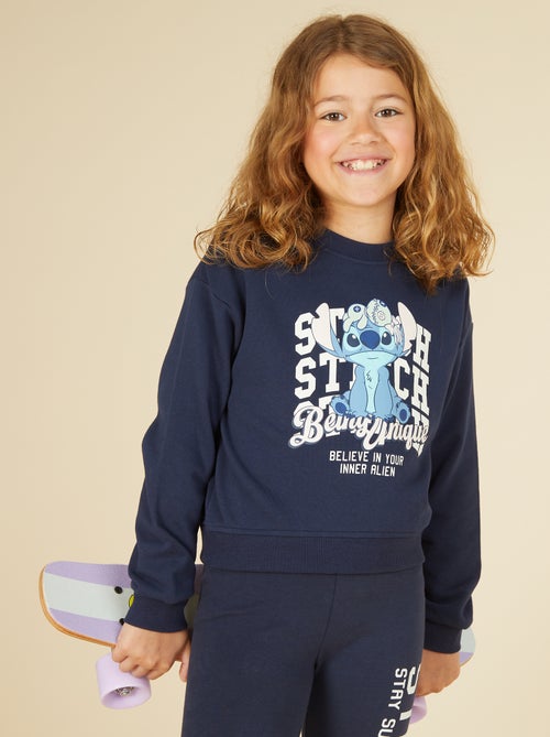 Sweatshirt curto 'Stitch' - Kiabi