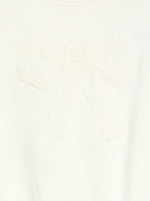 Sweatshirt de algodão com animação na frente - Kiabi