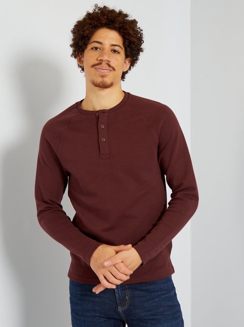 Sweatshirt de algodão ROXO - Kiabi