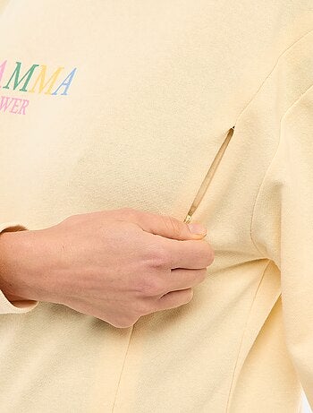 Sweatshirt de amamentação