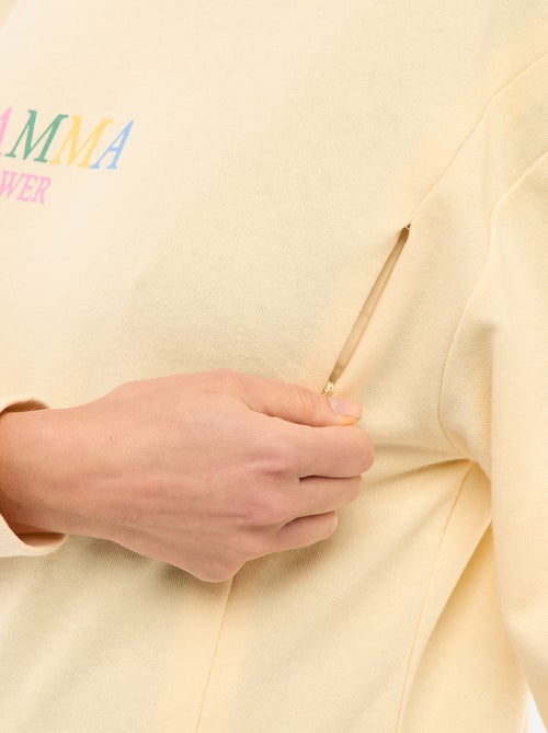 Sweatshirt de amamentação - Kiabi