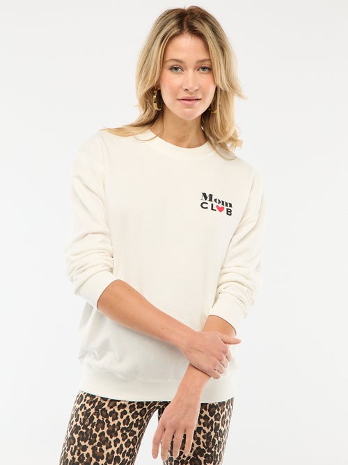 Sweatshirt de amamentação - Kiabi