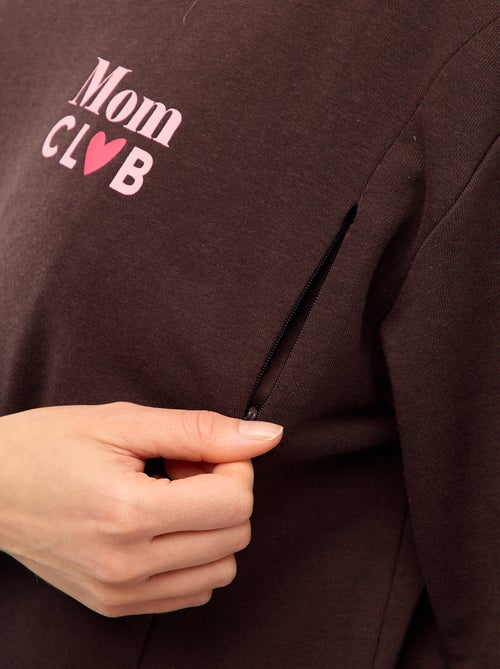 Sweatshirt de amamentação - Kiabi