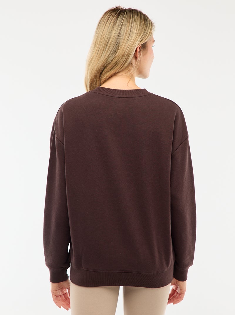 Sweatshirt de amamentação Castanho - Kiabi