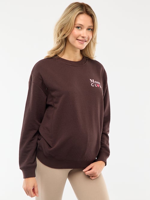 Sweatshirt de amamentação - Kiabi