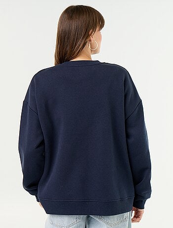 Sweatshirt de amamentação com abertura cruzada