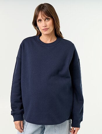 Sweatshirt de amamentação com abertura cruzada