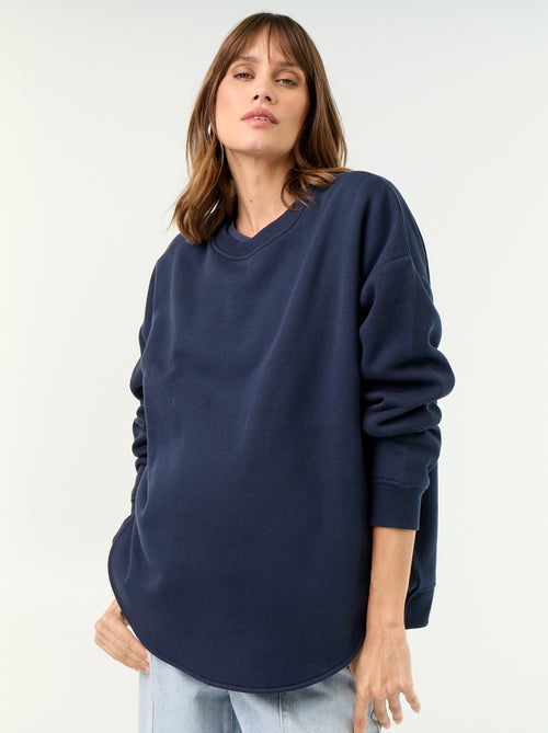 Sweatshirt de amamentação com abertura cruzada - Kiabi Sweatshirt de amamentação com abertura cruzada - Kiabi