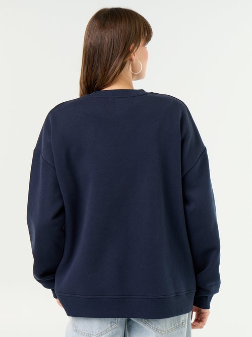 Sweatshirt de amamentação com abertura cruzada - Kiabi Sweatshirt de amamentação com abertura cruzada - Kiabi