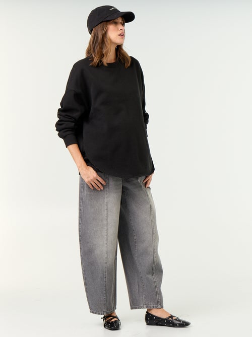 Sweatshirt de amamentação com abertura cruzada - Kiabi