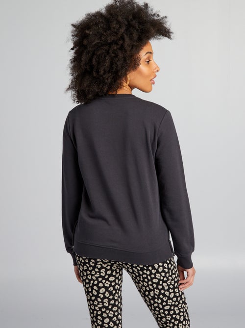 Sweatshirt de amamentação com abertura lateral - Kiabi
