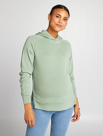 Sweatshirt de amamentação com capuz - Kiabi