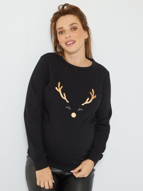 Sweatshirt de amamentação de Natal - Kiabi