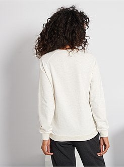 Sweatshirt de amamentação em lurex - Kiabi