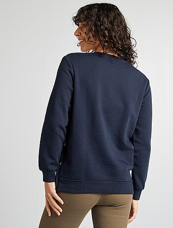 Sweatshirt de amamentação em moletão