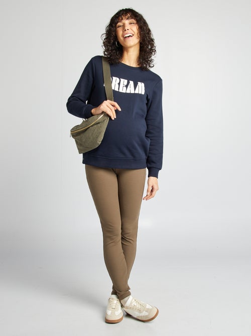 Sweatshirt de amamentação em moletão - Kiabi