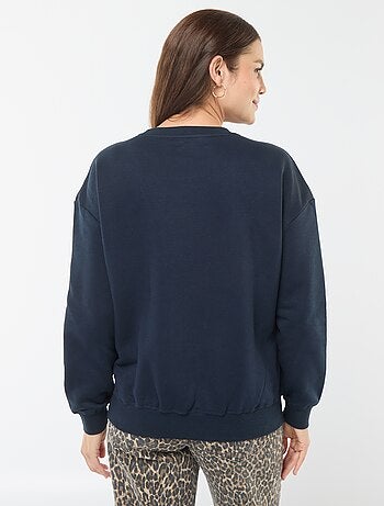 Sweatshirt de amamentação em moletão