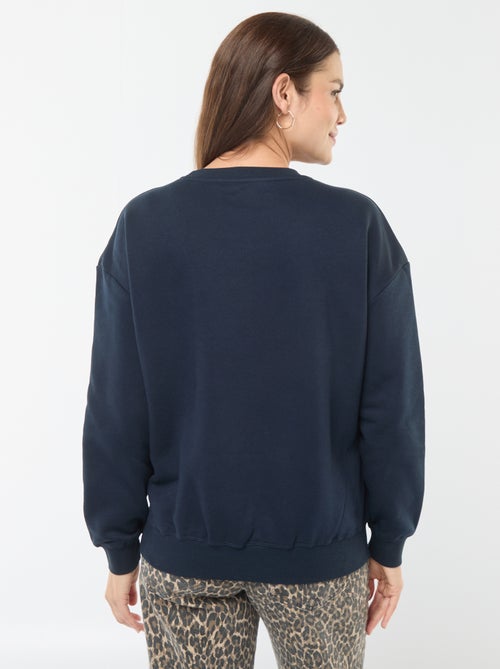 Sweatshirt de amamentação em moletão - Kiabi