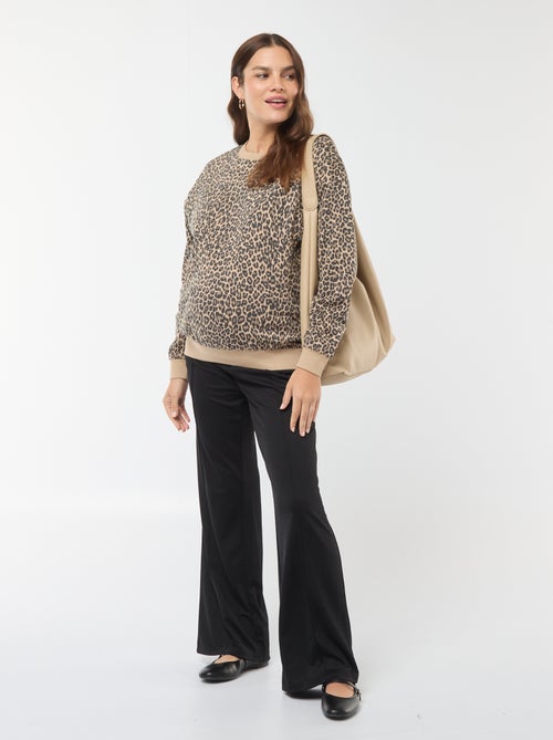 Sweatshirt de amamentação em moletão - Kiabi