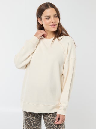 Sweatshirt de amamentação em moletão