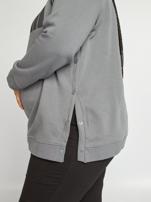 Sweatshirt de amamentação em moletão - Kiabi