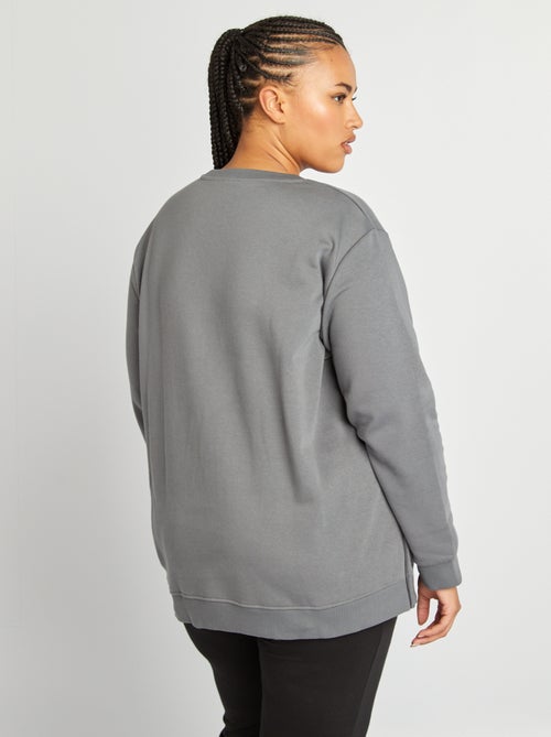 Sweatshirt de amamentação em moletão - Kiabi