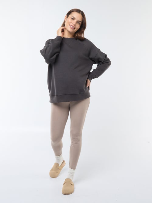 Sweatshirt de amamentação em moletão - Kiabi