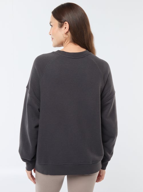 Sweatshirt de amamentação em moletão - Kiabi