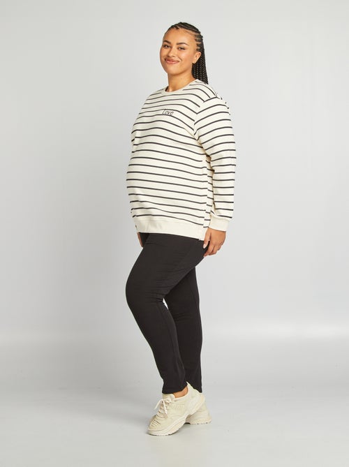 Sweatshirt de amamentação em moletão - Kiabi