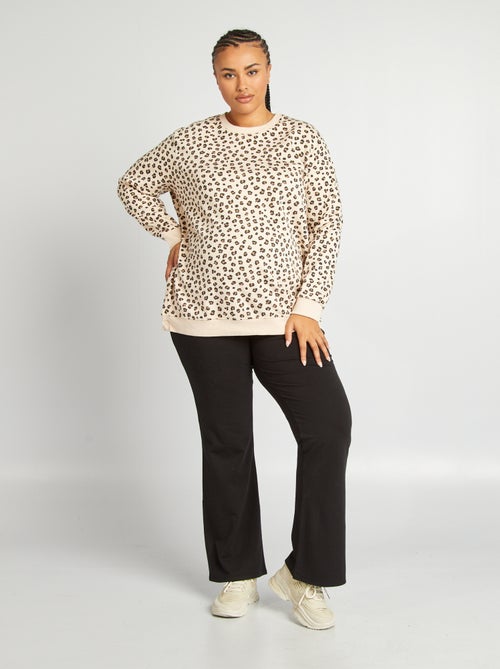 Sweatshirt de amamentação em moletão - Kiabi