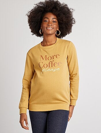 Sweatshirt de amamentação estampada