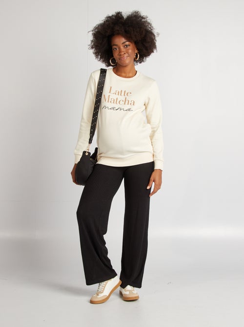 Sweatshirt de amamentação estampada - Kiabi