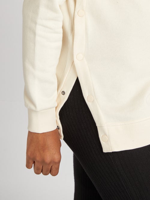 Sweatshirt de amamentação estampada - Kiabi