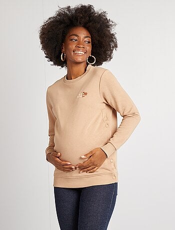 Sweatshirt de amamentação estampada