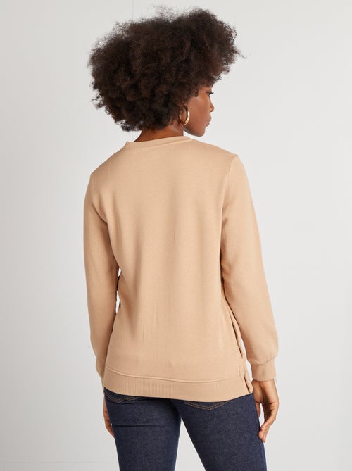 Sweatshirt de amamentação estampada - Kiabi