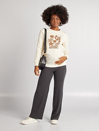 Sweatshirt de amamentação estampada