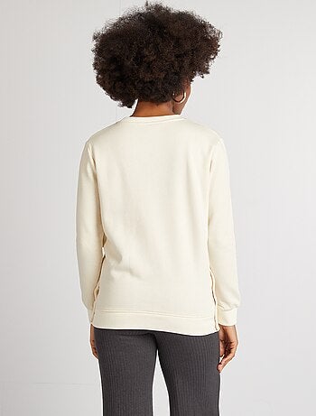 Sweatshirt de amamentação estampada