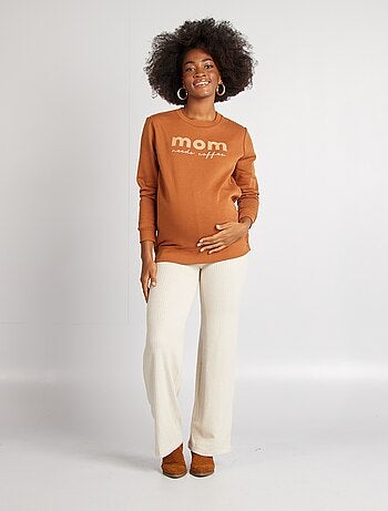 Sweatshirt de amamentação estampada