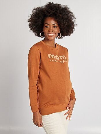 Sweatshirt de amamentação estampada