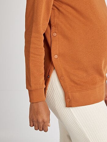 Sweatshirt de amamentação estampada