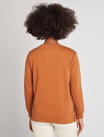 Sweatshirt de amamentação estampada