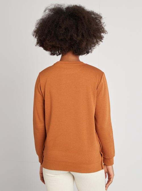 Sweatshirt de amamentação estampada - Kiabi