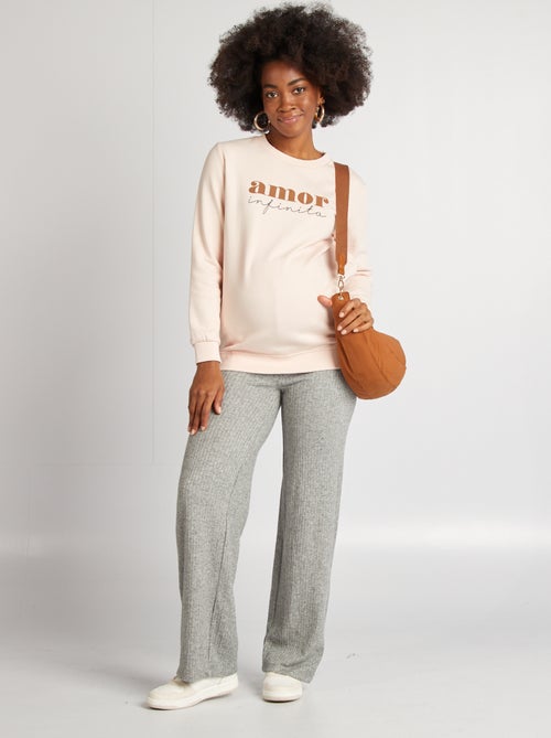 Sweatshirt de amamentação estampada - Kiabi