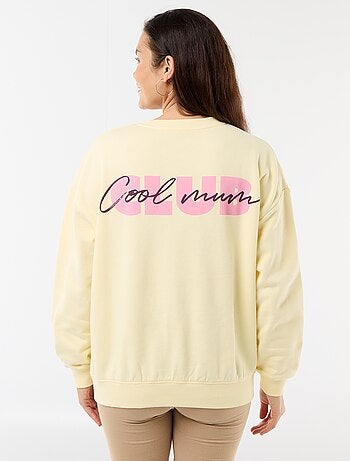 Sweatshirt de amamentação estampado