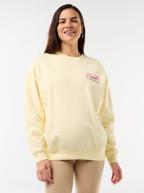Sweatshirt de amamentação estampado - Kiabi
