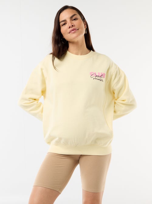 Sweatshirt de amamentação estampado - Kiabi